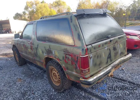 1989 Chevrolet Blazer S10 from USA, damaged, VIN 1GNCT18Z3K0180520